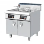 Industrial Floor-Standing Double Tank Gas Deep Fryer Commercial Cooking Equipment