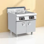 Industrial Floor-Standing Double Tank Gas Deep Fryer Commercial Cooking Equipment - 图片 4