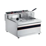 Commercial Double-Tank Electric Gas Deep Oil Fryer Stainless Steel Chicken Fryer with Basket - 图片 2