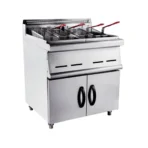 Commercial Double-Tank Electric Gas Deep Oil Fryer Stainless Steel Chicken Fryer with Basket
